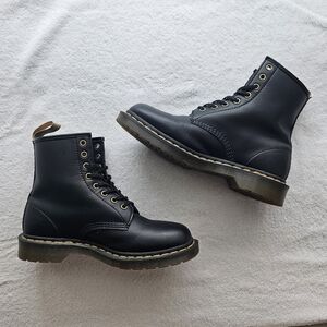 Dr. Martens Black Vegan Leather Boots